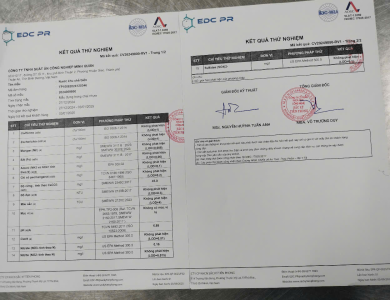 Giấy chứng nhận VSATTP